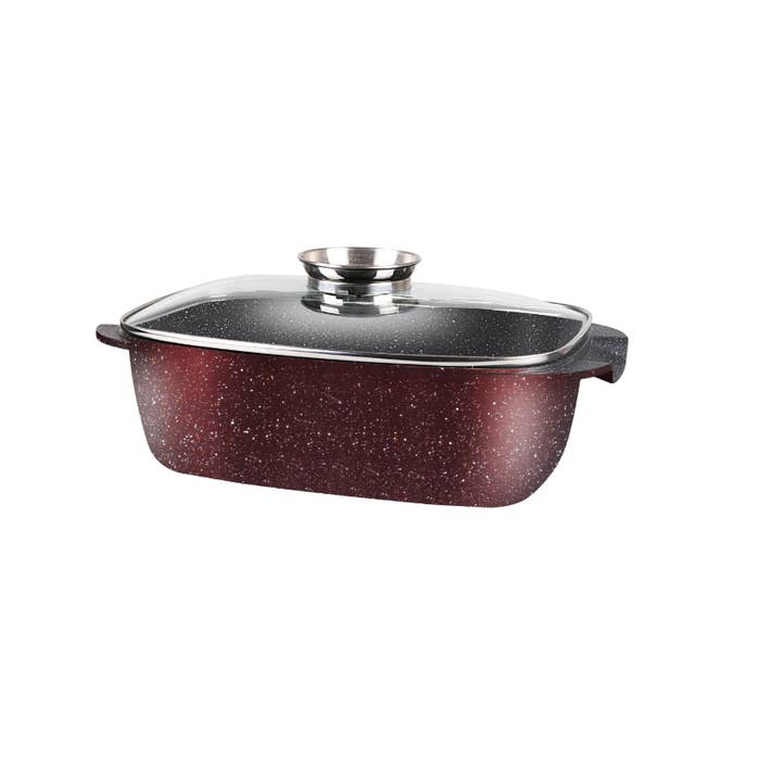 Royal Swiss - Wholesale Baking Dish - Braiser Grill Non-Stick Coating Stone Effect