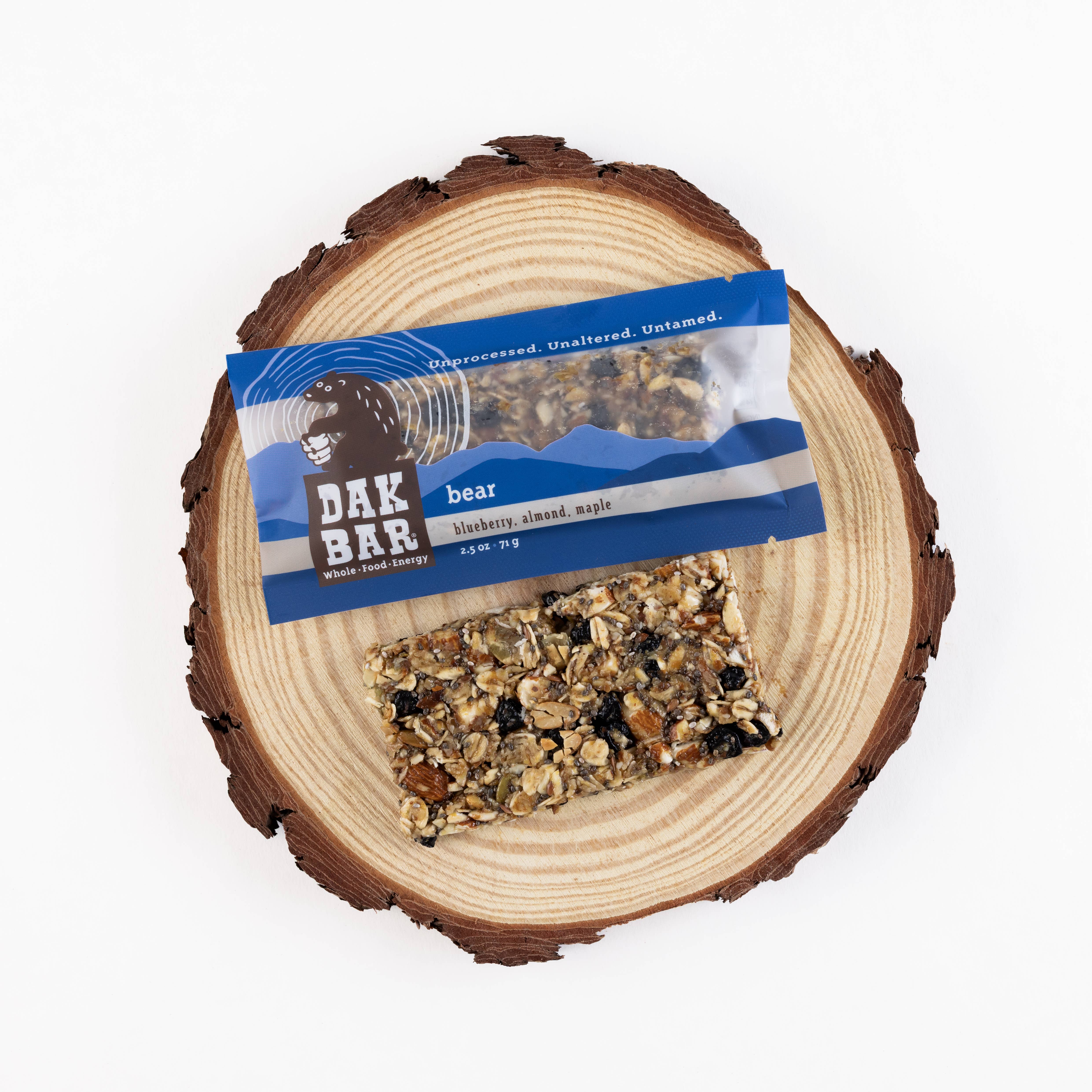 Dak Bar - Wholesale Snack Bar - Bear Bar - Almonds, Blueberries & Maple Syrup Snack Bar4