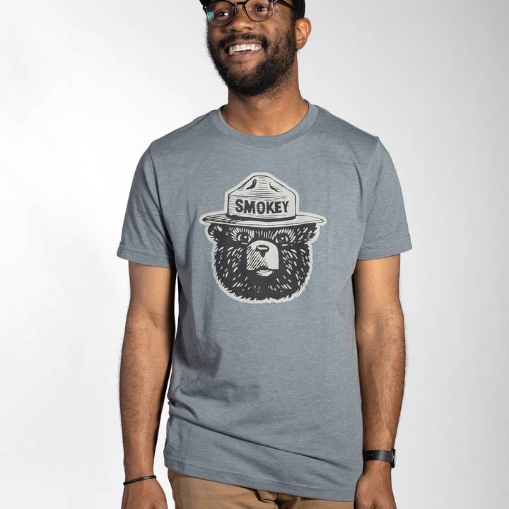 The Landmark Project - Wholesale Screen Printed T-Shirt - Unisex - Smokey Logo Tee