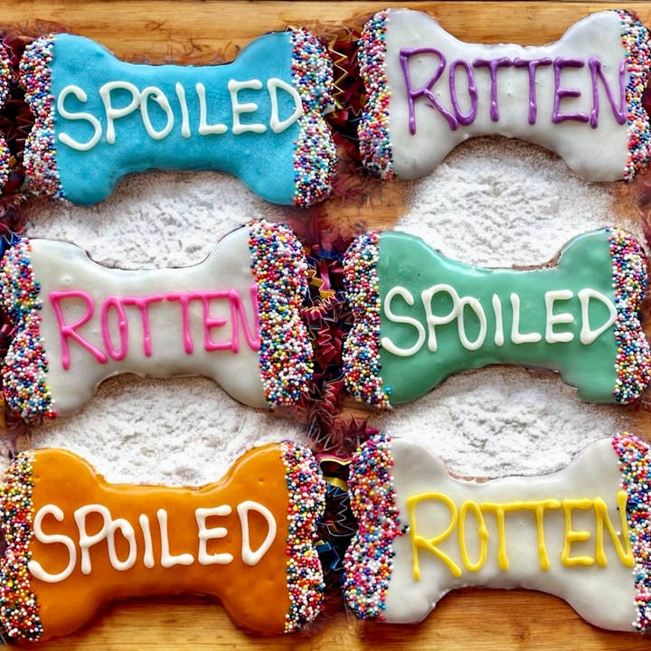 YumYum4DOGS - Wholesale Pet Treats - Dog - 6 inch Spoiled Rotten dog bone treats