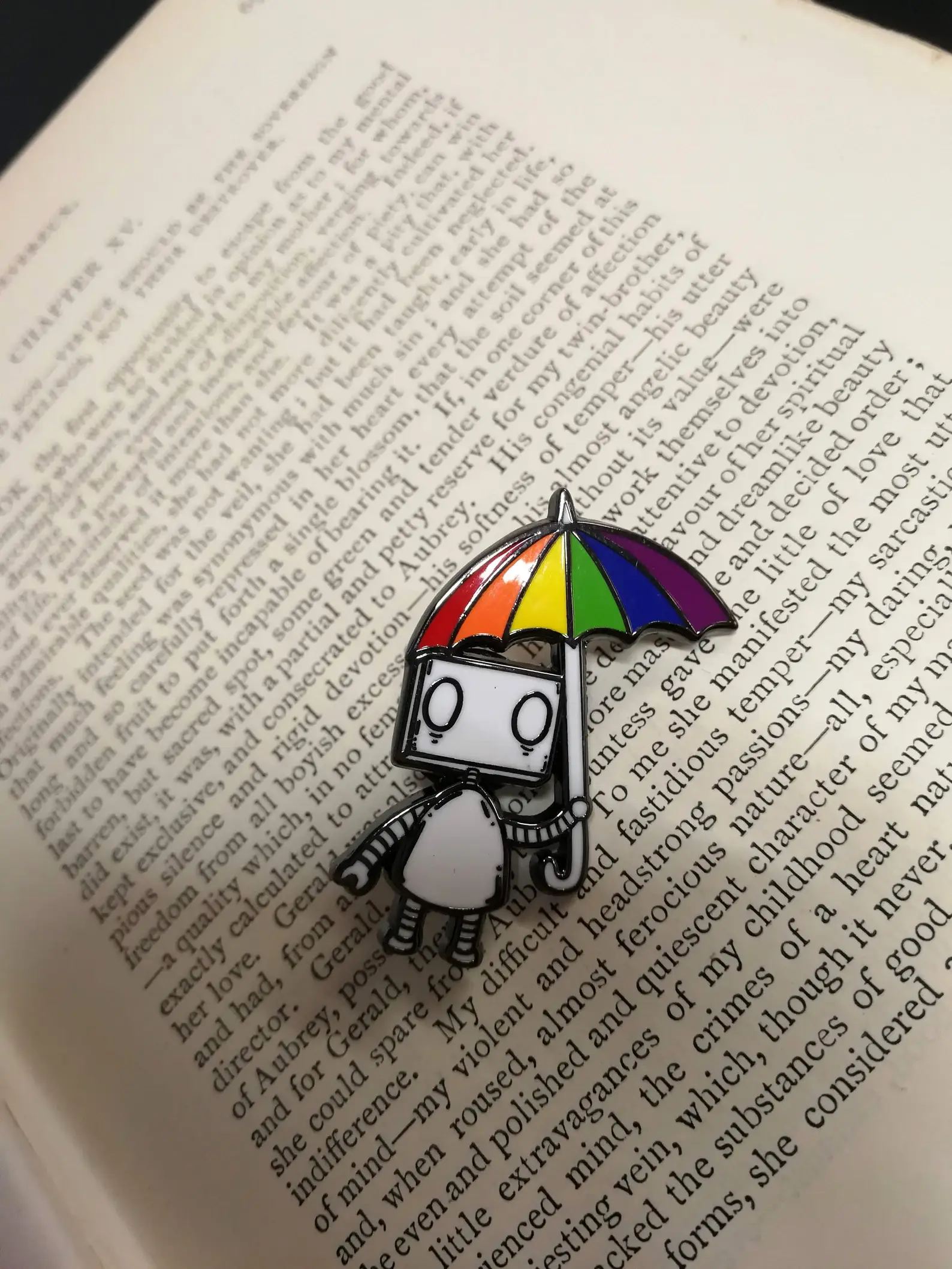 Jon Turner Illustration - Wholesale Lapel Pin/Button - Rainbow Robot Enamel Pin4