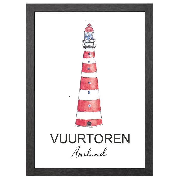 A2 Frame Vuurtoren Ameland for wholesale by JOYIN