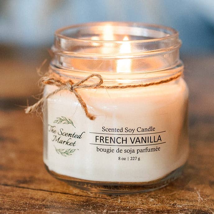 FRENCH VANILLA Sojawaskaars 8 oz voor wholesale door The Scented Market