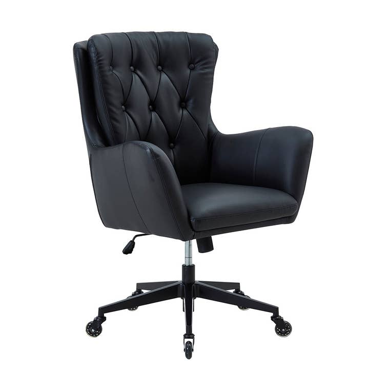 HitaStyles - Wholesale Chair - Houston Eco Leather Swivel Desk Chair With Caster Wheels3