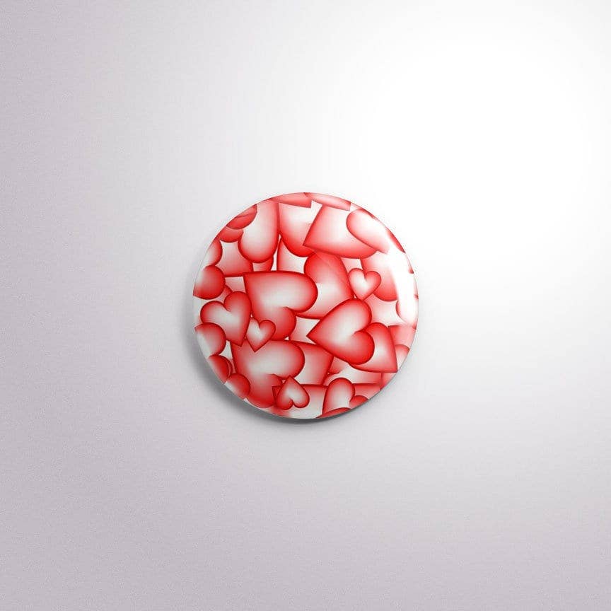 Exchangeables Badge Reels - Wholesale Lapel Pin/Button - Exchangeable Badge Button Valentines Day0