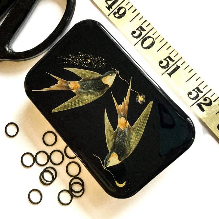 Celestial Swallows Tin for wholesale by Firefly Notes