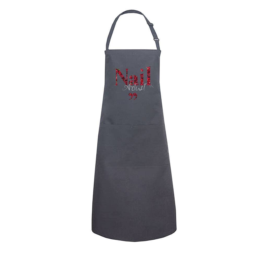 Doriana Cosmetics GmbH - Wholesale Apron - Apron with pocket - Nail Artist Red Roses2