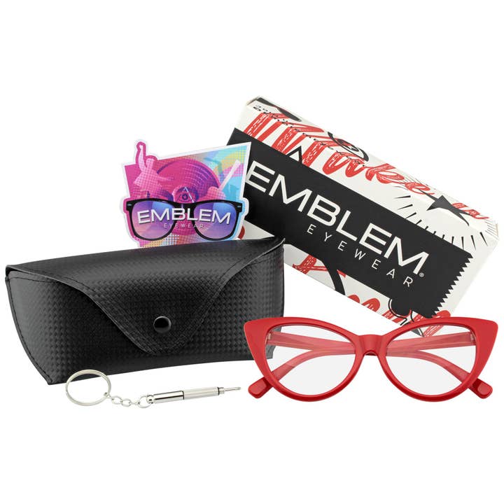 Super Cat Eye Glasses Vintage Inspired Fashion Mod Clear and other Purchase Wholesale clear sunglass case. Free Returns & Net 60 Terms on Faire trending on Faire.