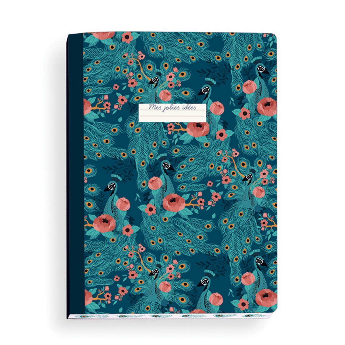 Maison Royal Garden - Wholesale Notebook - A5 soft cover notebook - Peacock0