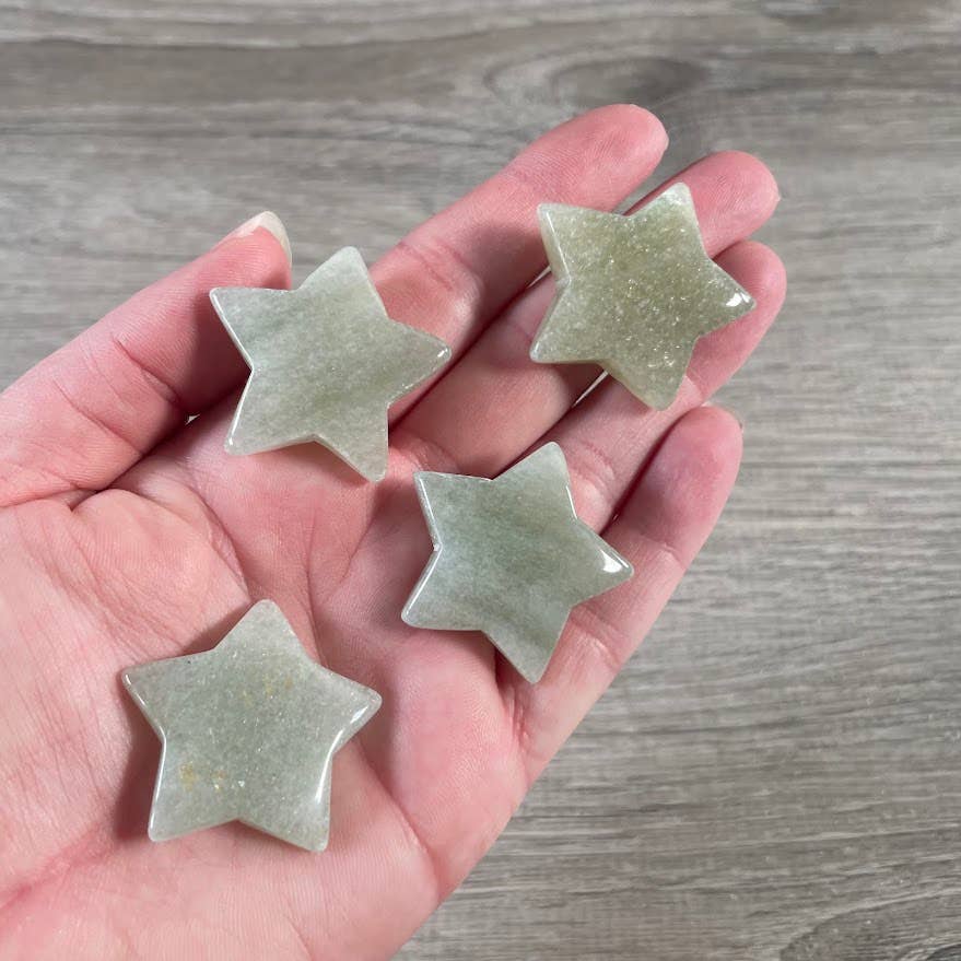 Keystone Crystals - Wholesale Spiritual Stone/Crystal - 35mm Polished Gemstone Star Carving – Crystal Star Figurines3