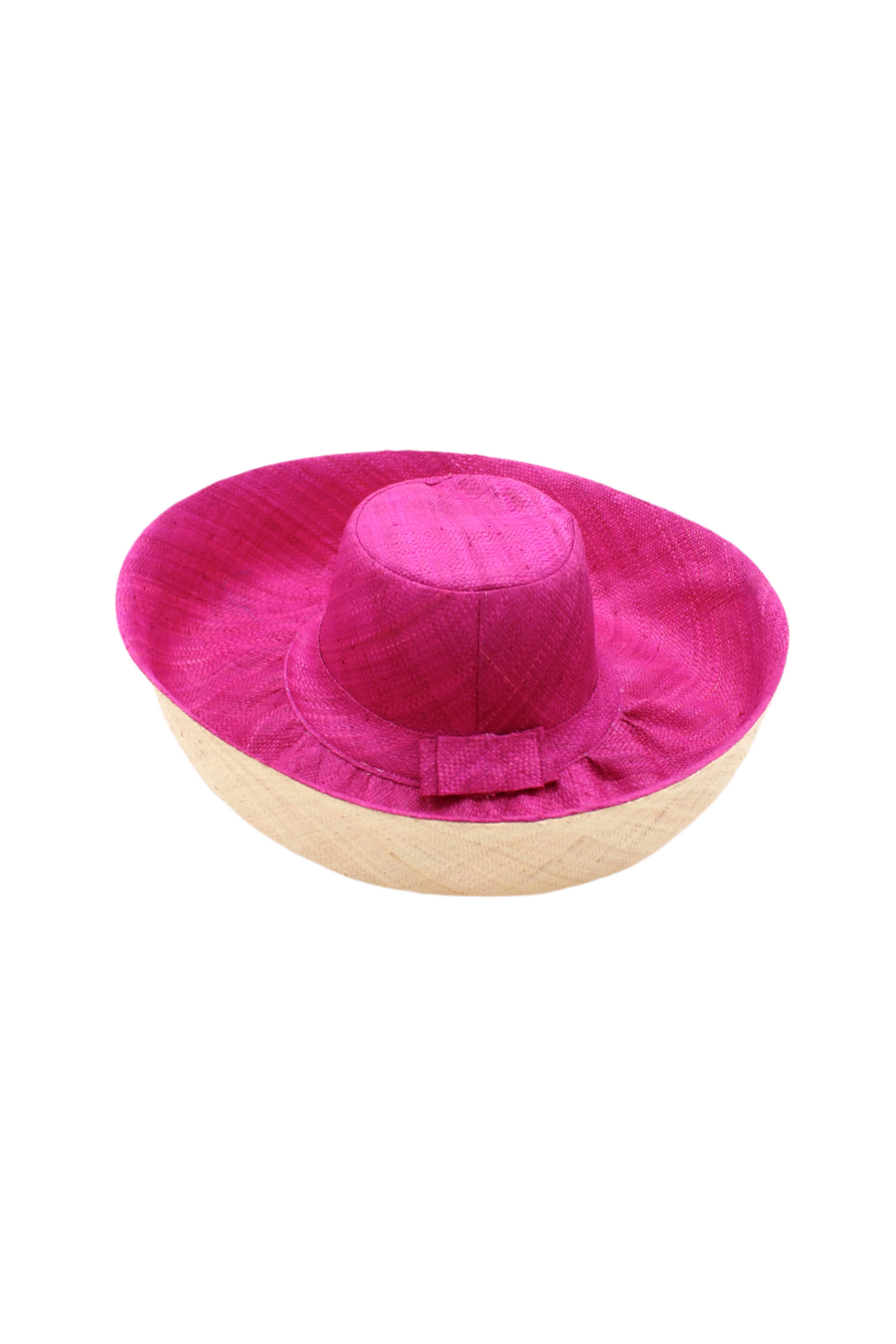 Shebobo – wholesale Straw hat – women's – Monica 5" & 7" Wide Brim Two Tone Packable Straw Sun Hats13