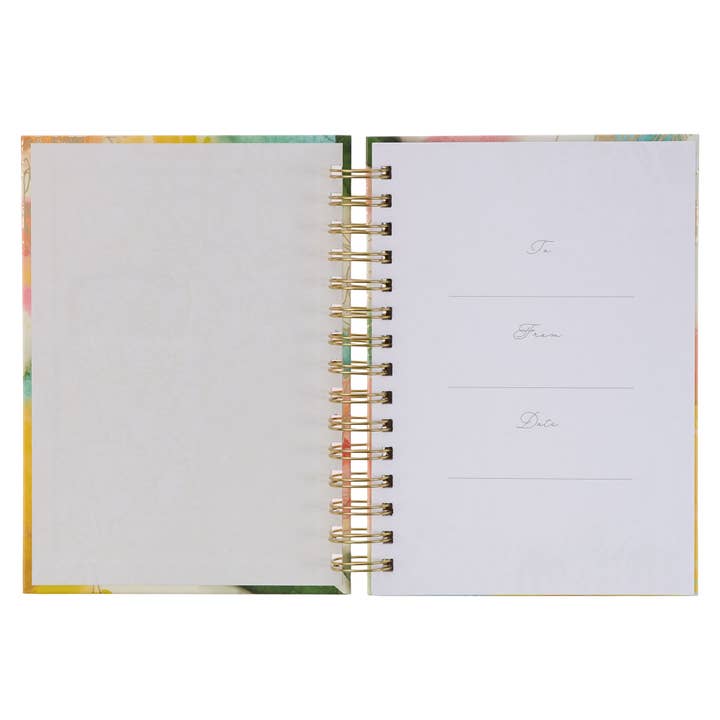 Christian Art Gifts - Wholesale Journal/Diary - Faithfulness Pastel Watercolor Wirebound Journal