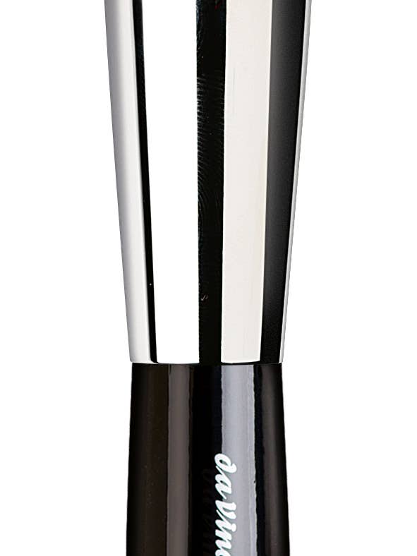 Klassisk pudderbørste stor, bølgede kunstfibre for engroshandel hos da Vinci Künstlerpinselfabrik DEFET GmbH