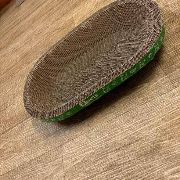 Designer Pet Products, LLC - Wholesale Pet Scratcher - Cat - Cat Scratcher Oval Pad - 10 Pack Box 6