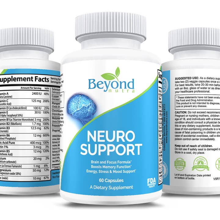 Beyond Nutra - Venta al por mayor Suplementos/vitaminas para beber - Neuro Plus | Suplemento Avanzado para la Claridad Mental y el Enfoque