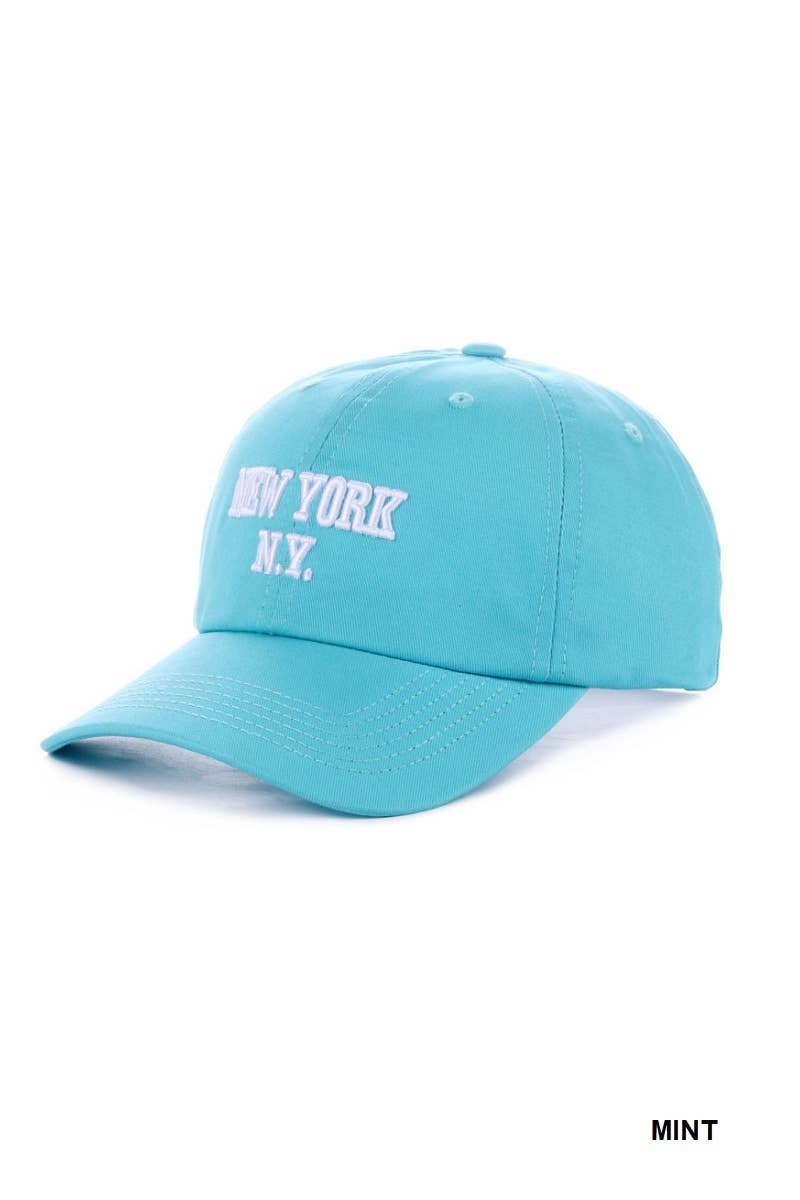 Vanilla Monkey - Wholesale Baseball Cap - Women's - New York Embroidered Cotton Baseball Cap2