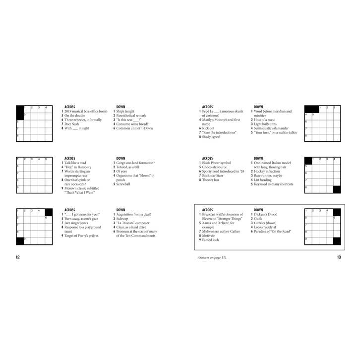 Hachette Book Group - Wholesale Book - Adult - Mini Meta Crosswords: As Seen in The Washington Post