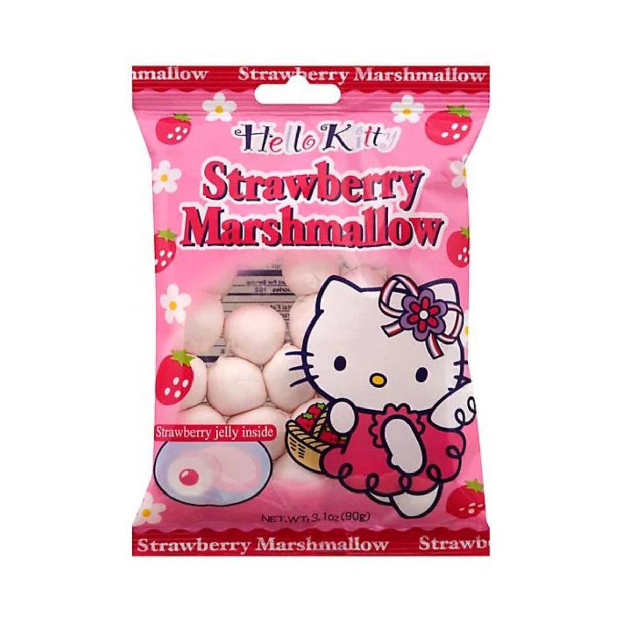 I Got Your Candy - Wholesale Marshmallow - Hello Kitty Strawberry Marshmallows 3.1oz - 12ct