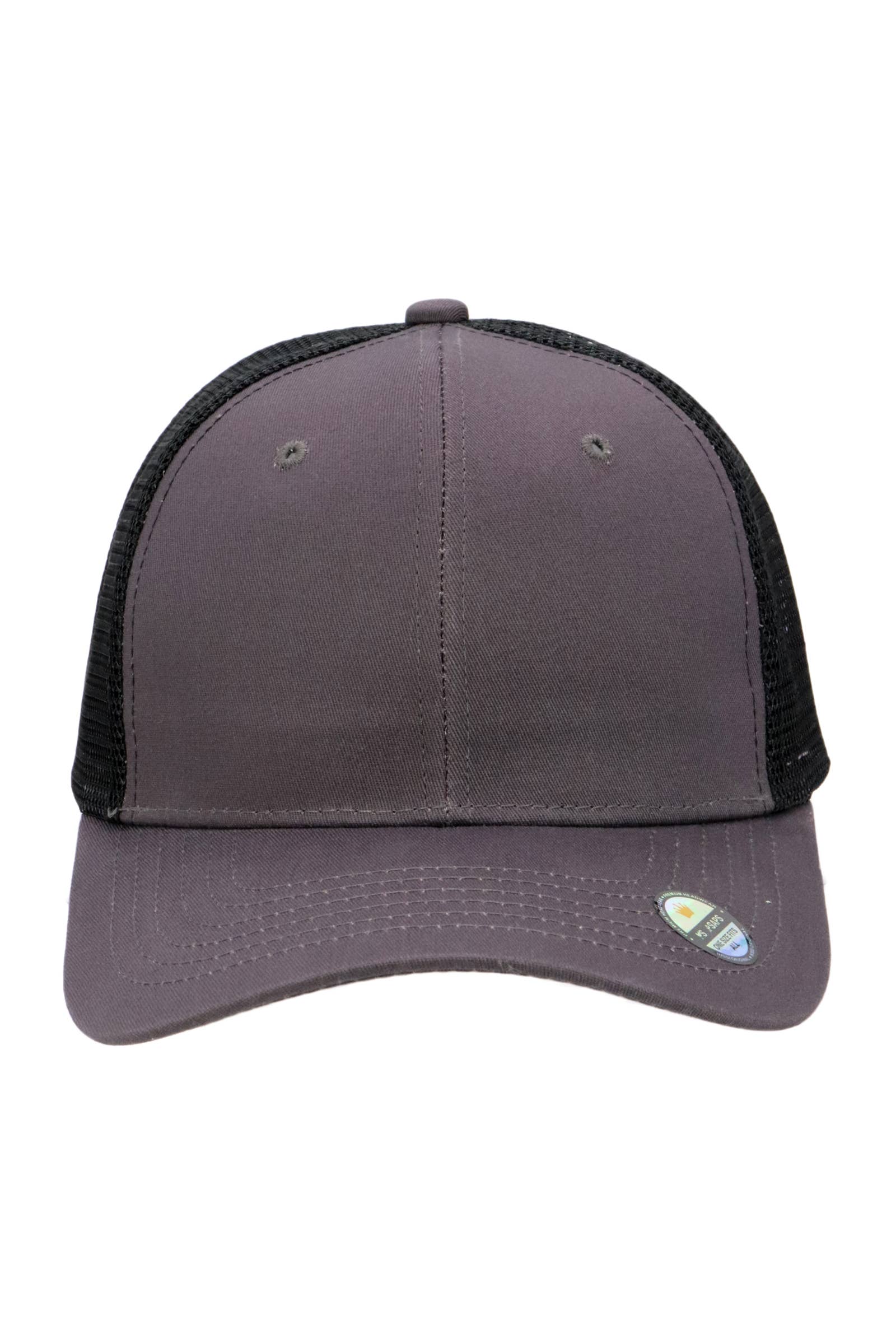 Cap Zone – Großhandel Trucker-Cap – Unisex – Zweifarbige Nylon-Polyester-Strukturierte Sechs-Panel-Trucker-Kappe4