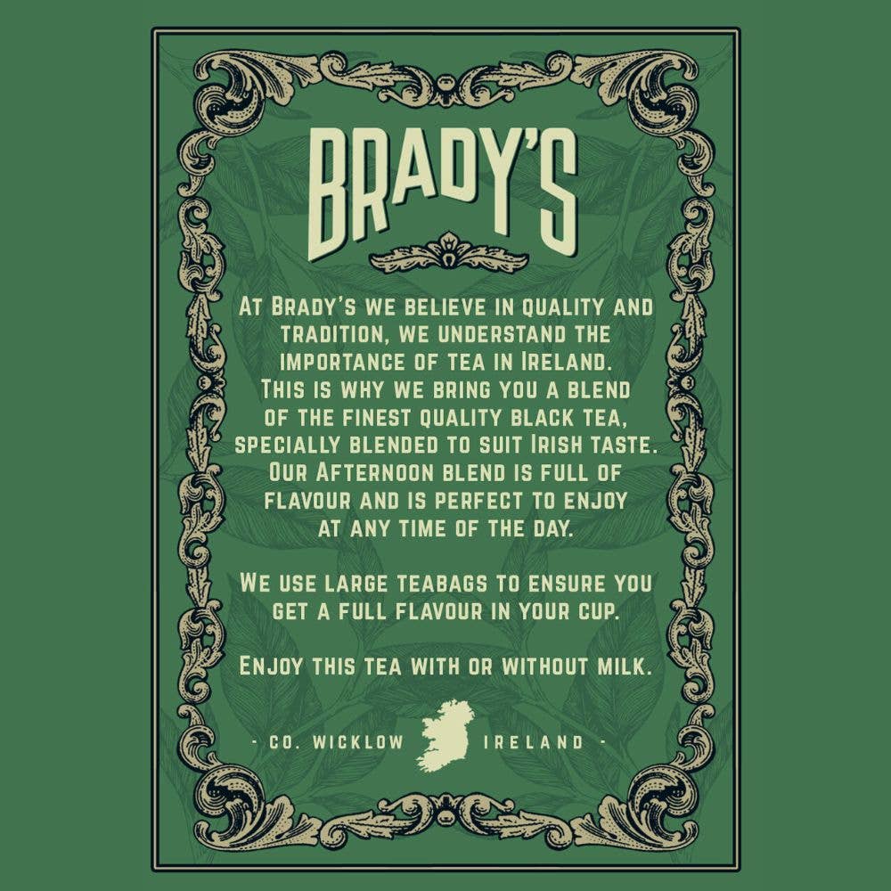 Brady's Coffee Company - Wholesale Tea Bags - Brady's Irish Afternoon Tea3