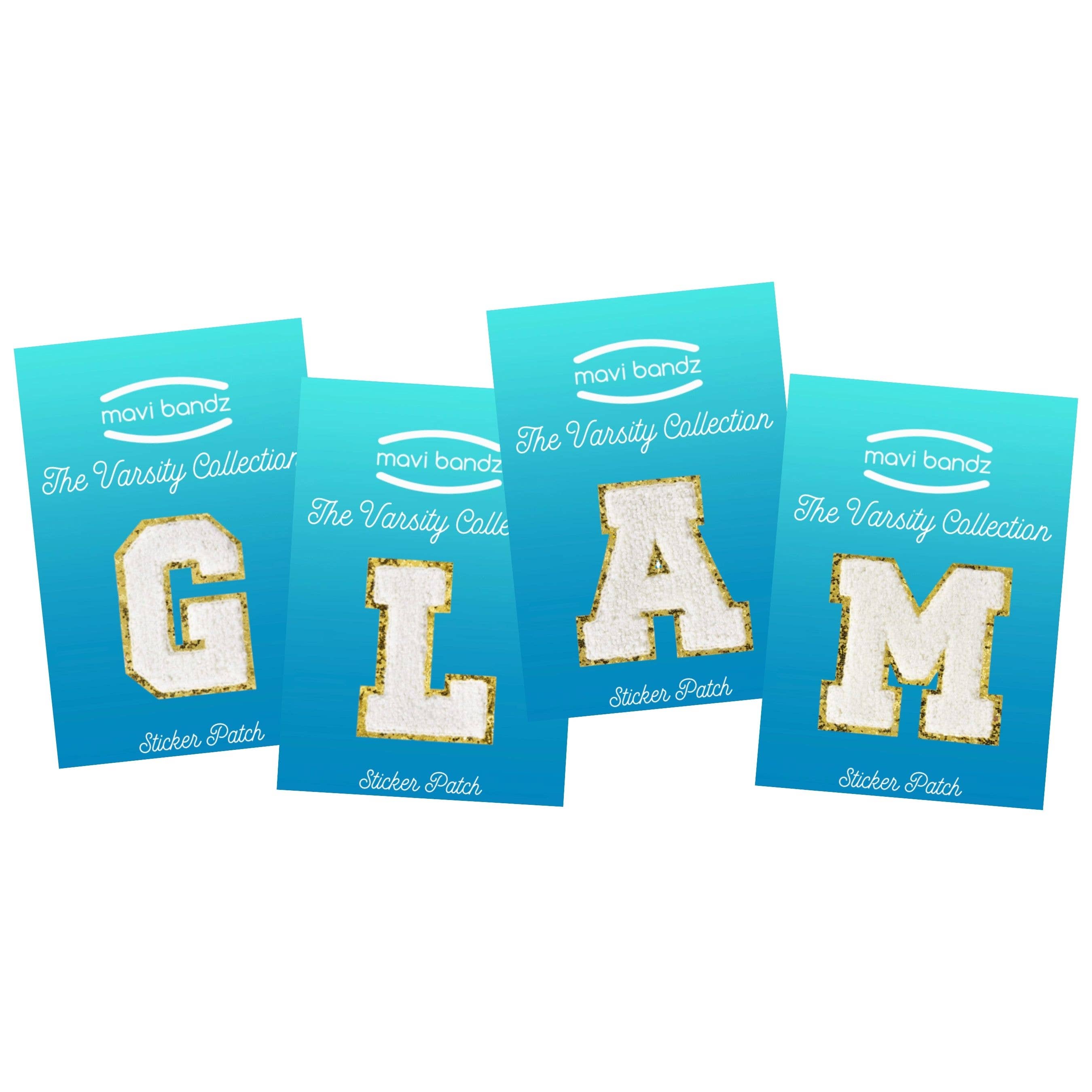 Mavi Bandz - Vente Écusson - Patchs autocollants lettre Collection Varsity1