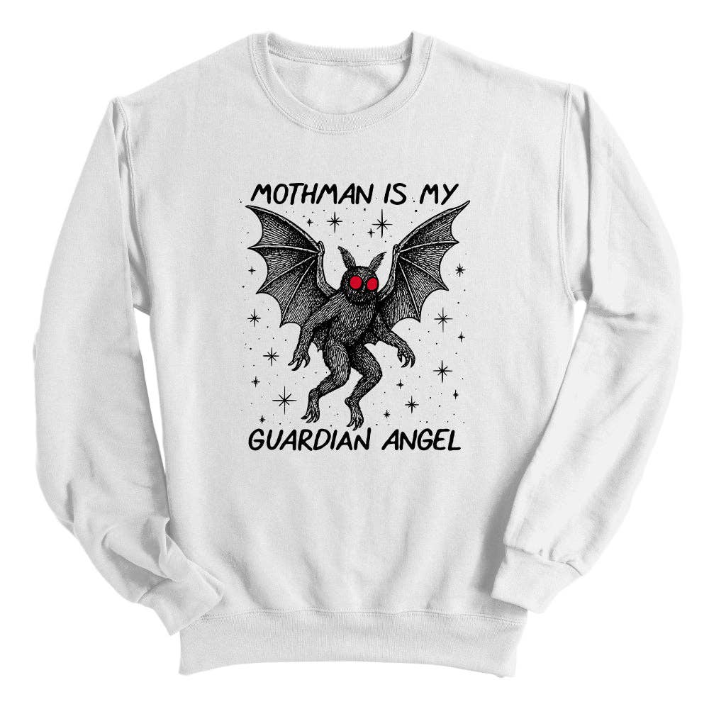 Let's Get This Thread - Wholesale Screen Printed T-Shirt - Unisex - Moth man Is My Guardian Angel10