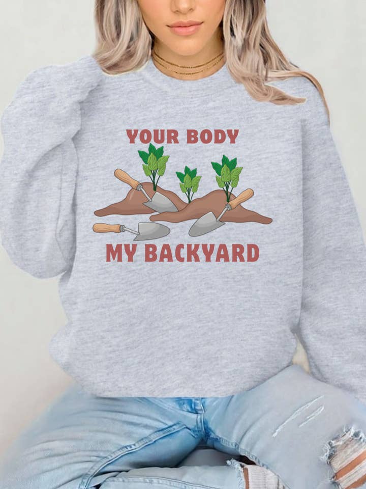 Votre Corps Mon Jardin Sublimation Gildan Haut pour la vente par NyteSky Apparel