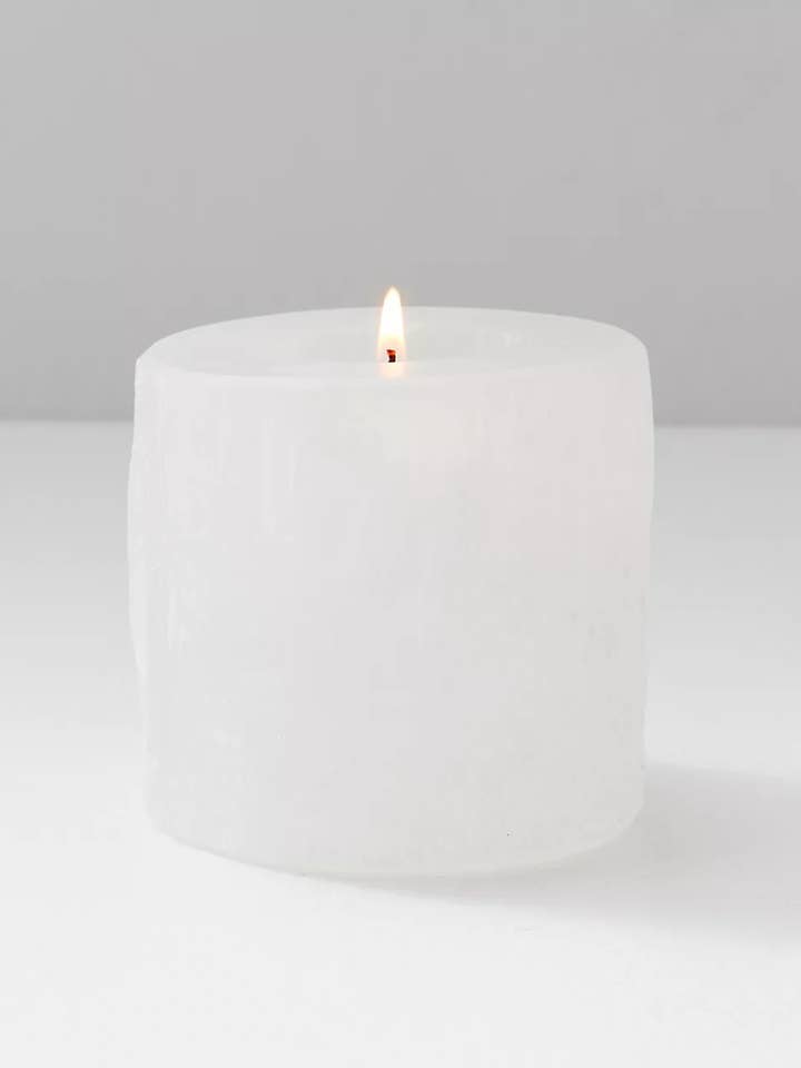 Selenite Tealight Candle Holder for Energy Cleansing for wholesale by Ariana Ost