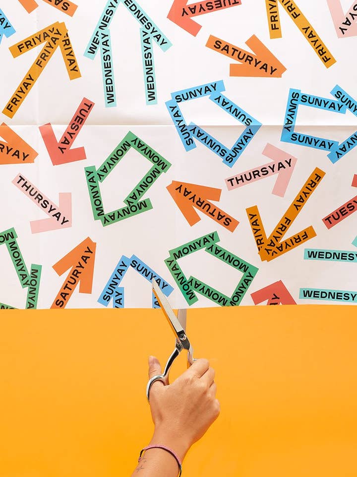 WeekYAY Paper for wholesale by Wrappy Paper