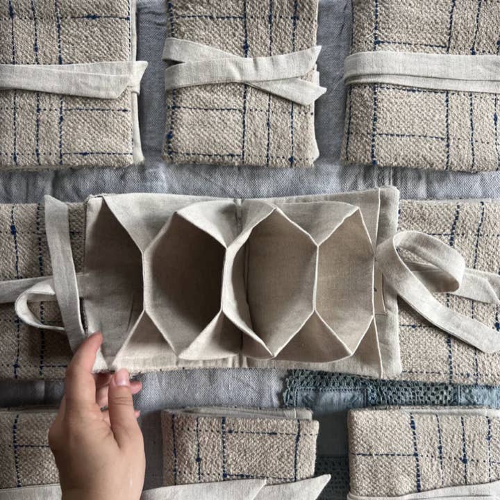 Catch All Accordion Pouch for wholesale by Skippy Cotton