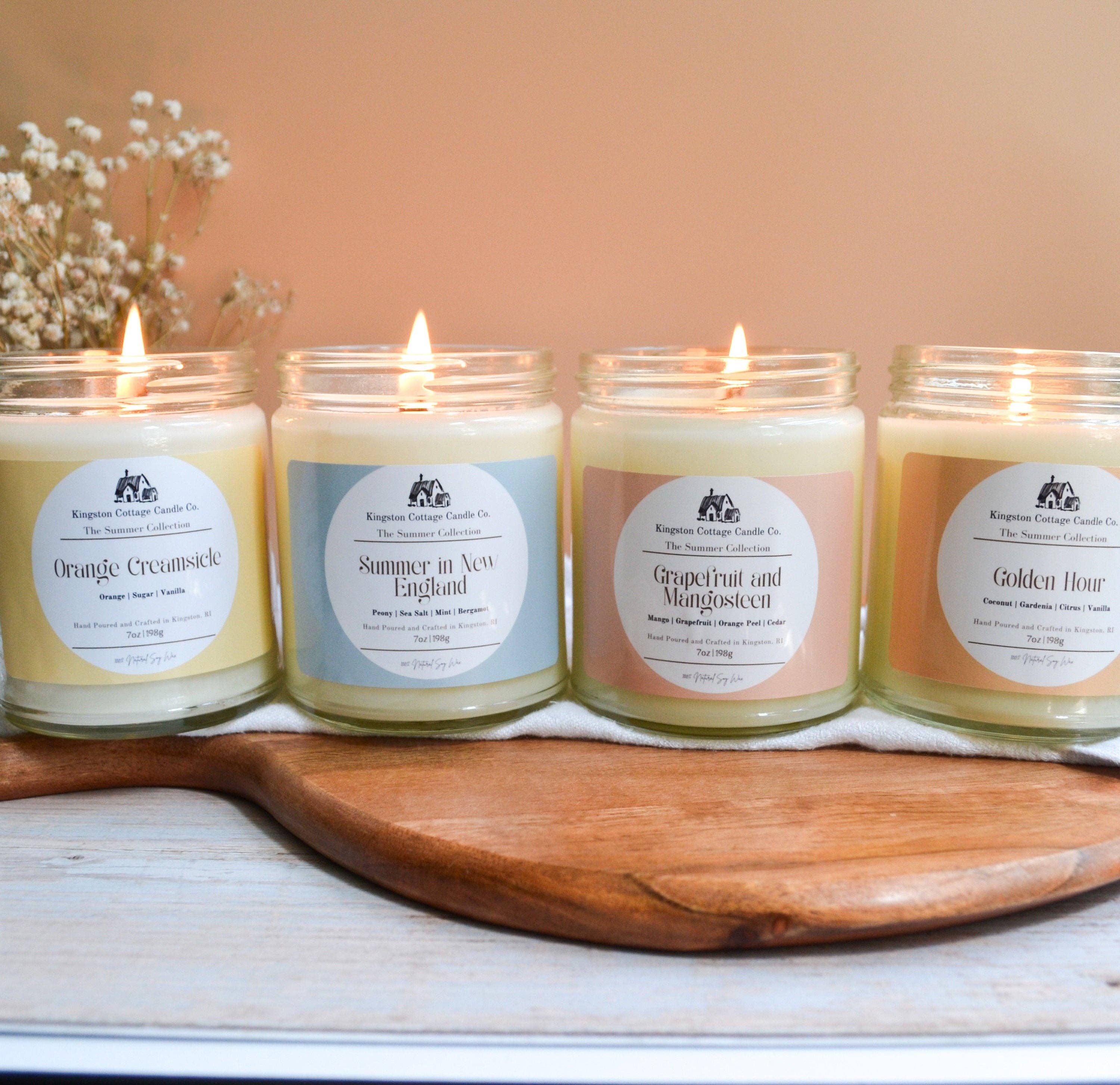 Kingston Cottage Candle Co. - Wholesale Jar/Filled Candle - Summer In New England Candle3