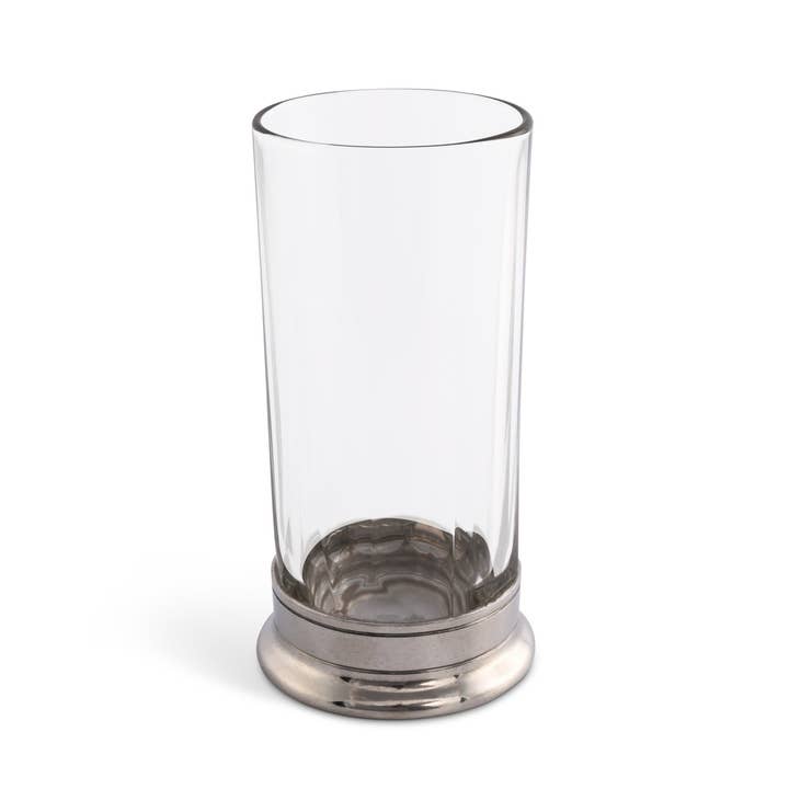 Vagabond House - Wholesale Cocktail/Liquor Glass - Highball - Hatched Glass - Hand-Blown Design