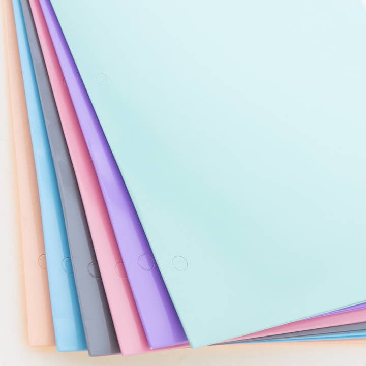 Luna Office Supply - Everyday Essential - Wholesale Folders - 2-Pockets Portfolios – Laminated Pastel Glossy Color2
