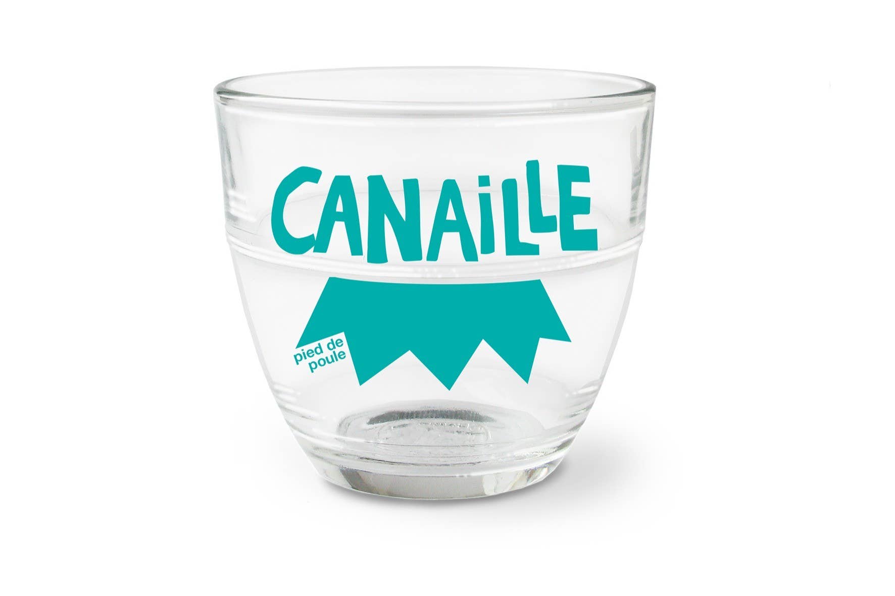 Pied De Poule - Wholesale Drinking Glass/Cup - Duralex Gigogne Glass - CANAILLE VERT2