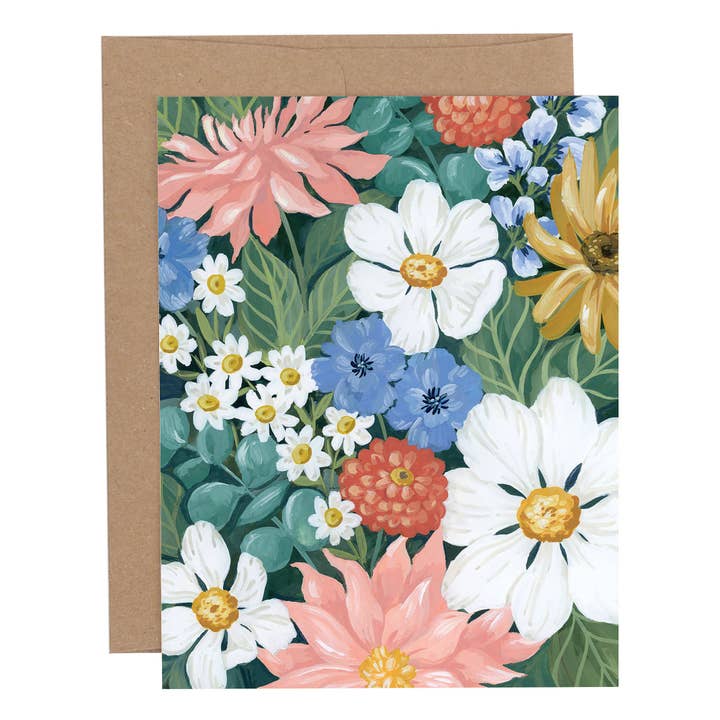 Tarjeta de felicitación para uso diario Cottage Floral para venta al por mayor de 1canoe2 | One Canoe Two Paper Co.
