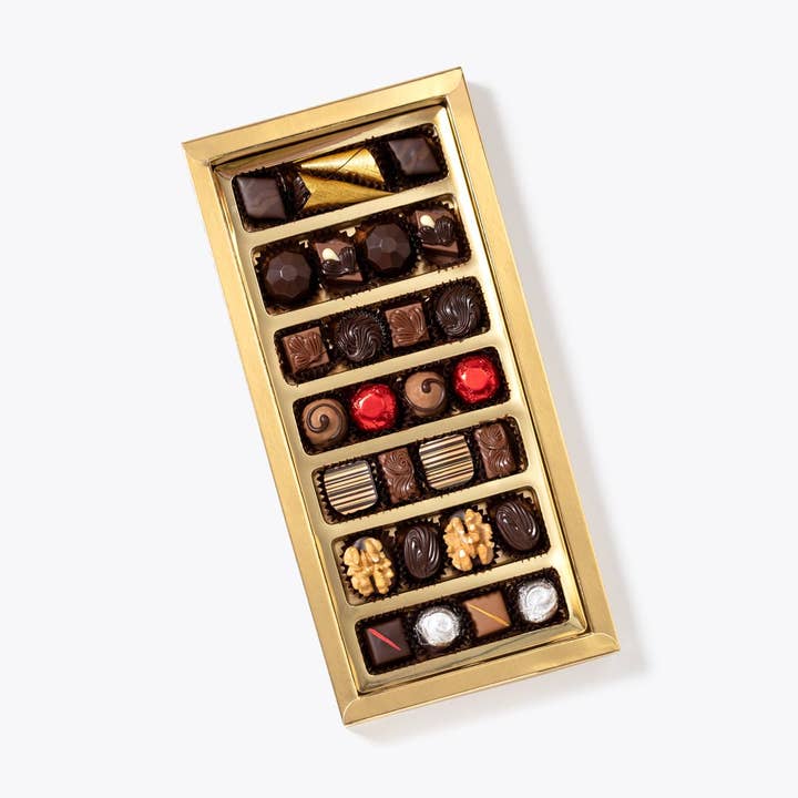 Blandet chokolade - gaveæske nr. 5, 400 g for engroshandel hos Bomboneria Pons