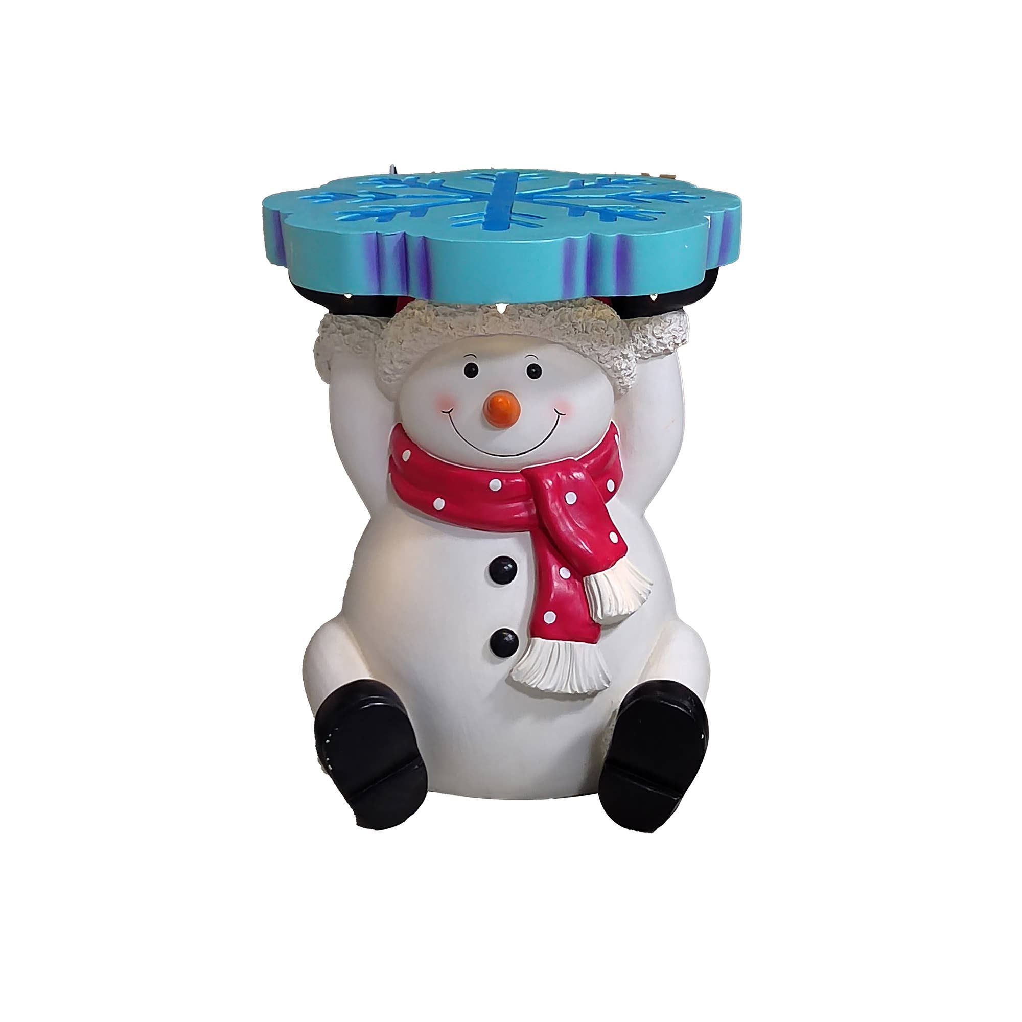 Hi-Line Gift Ltd. - Wholesale Christmas Decoration - Lighted Snowman Christmas Side Table Décor10