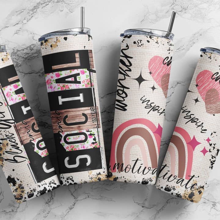 Maatschappelijk werker #2 | Tumbler voor wholesale door Designs by Robyn