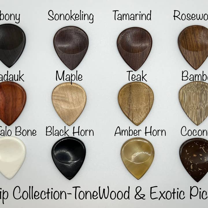 Grip Pick Collection-Display Tray (72 Individual Picks) for wholesale by US Blues Artist Quality Guitar Picks