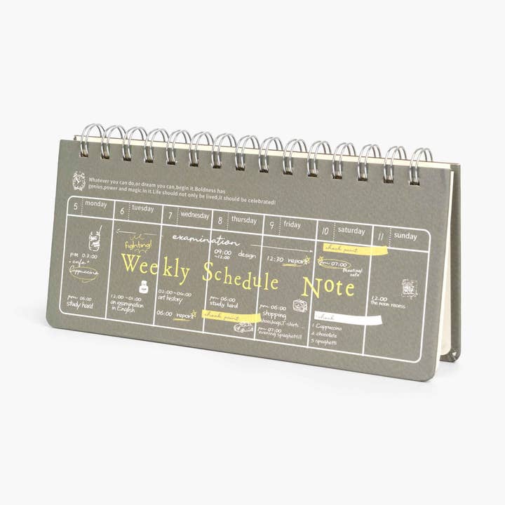 Wöchentlicher Zeitplan Hinweis für den Großhandel von Dawenha