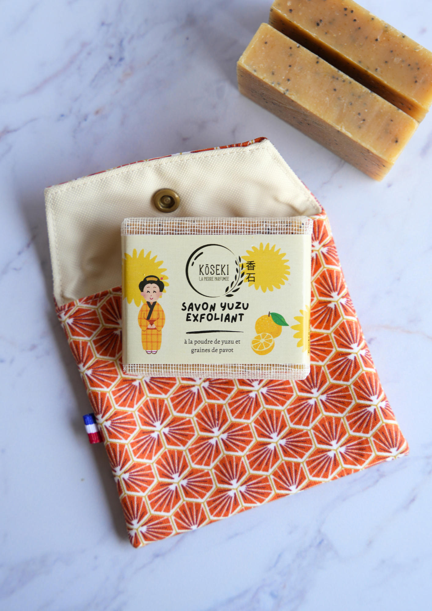 Koseki Savon - Wholesale Bar Soap - Yuzu Exfoliating Soap2