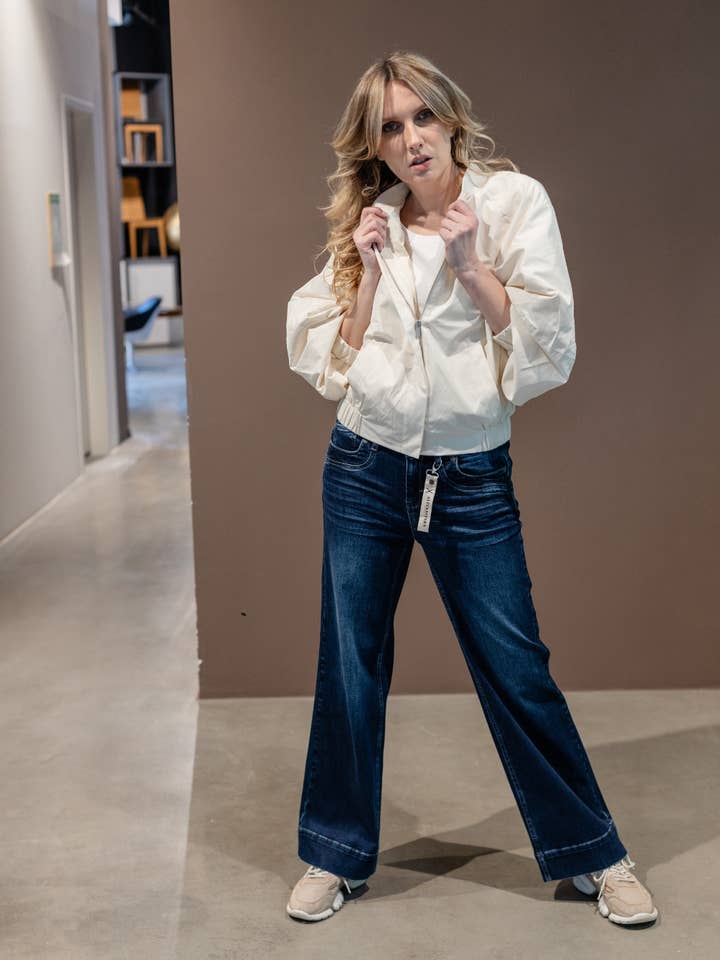 Jeans - Clara Bea FLARED - Blu acciaio per la vendita all'ingrosso da parte di Glücksstern