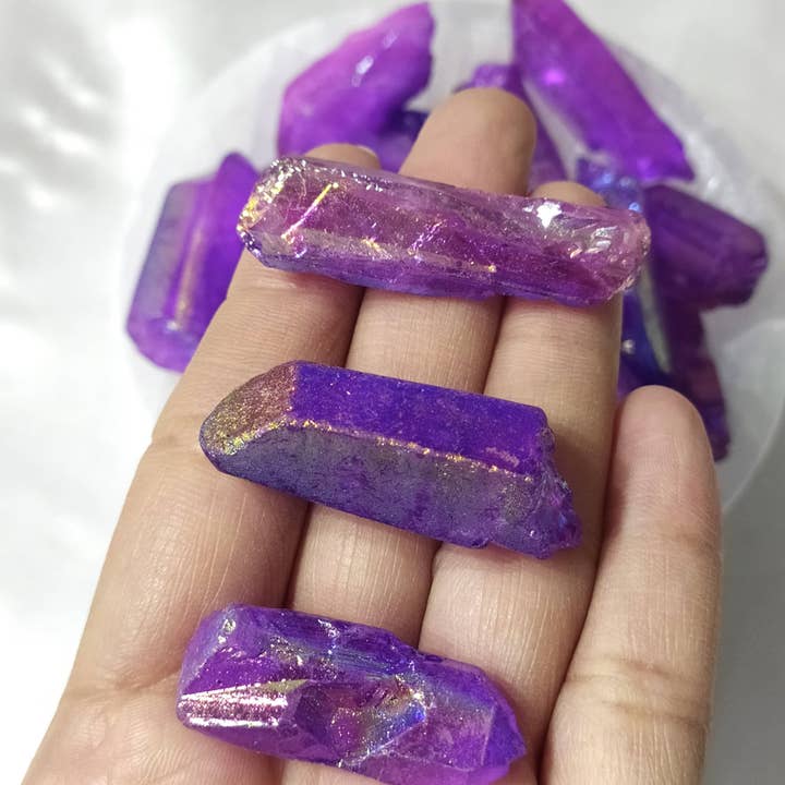 Soothing Crystals - Wholesale Spiritual Stone/Crystal - Angel Aura Quartz Point | Pink Aura Point | Raw Crystals11