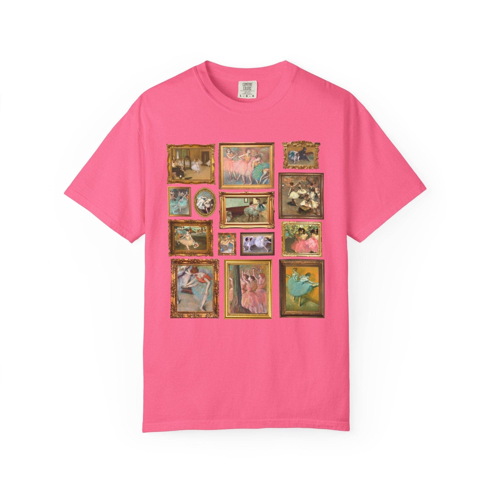 Opal and June - Wholesale T-Shirt (Graphic) - Women's - Edgar Degas Ballerina Paintings0