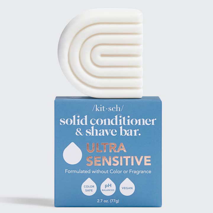 KITSCH - Wholesale Shampoo Puck/Solid Shampoo - Ultra Sensitive Conditioner & Shave Bar Fragrance-Free