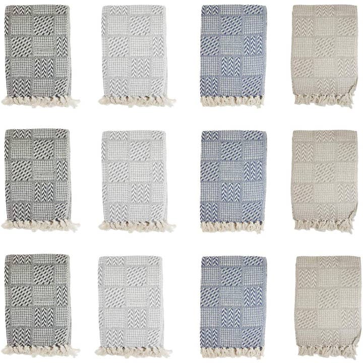 Arkwright Home - Wholesale Throw Blanket - Throw Blanket, Patterned Cotton with modern design26