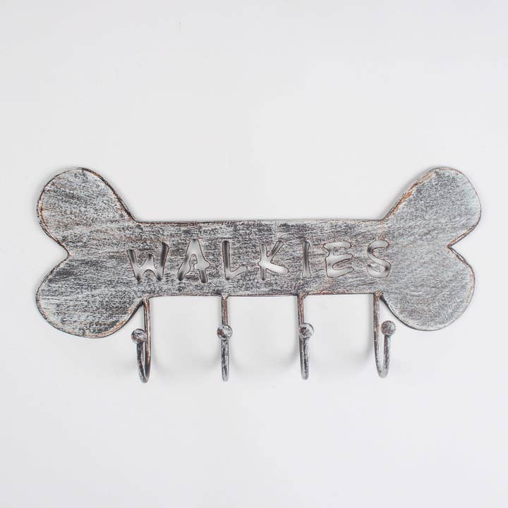Originals International Ltd - Wholesale Wall Hook - 'Walkies' Dog Bone Hooks