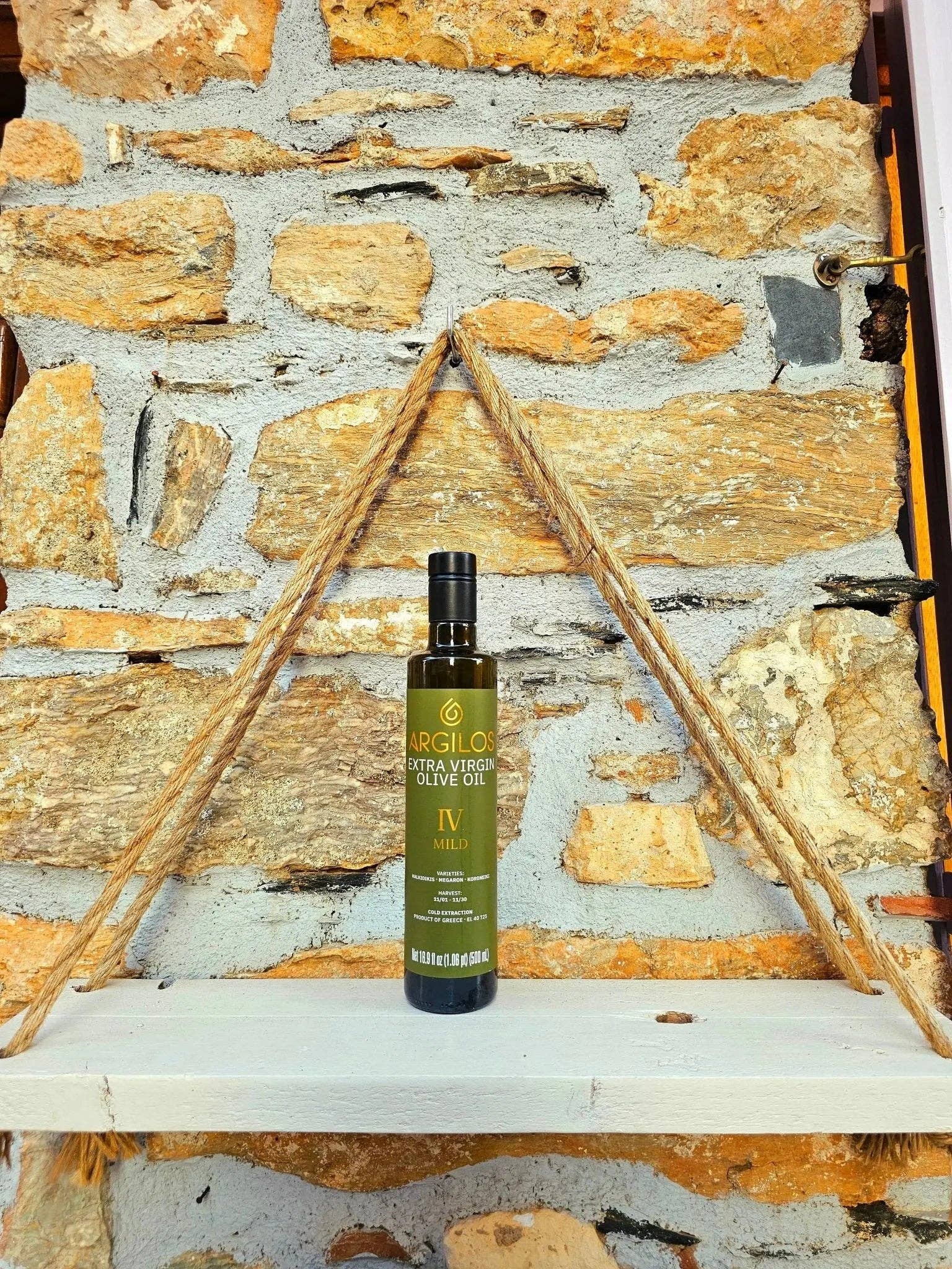 ARGILOS - Wholesale Olive Oil - ARGILOS IV MILD Greek Extra Virgin Olive Oil (500ml)6