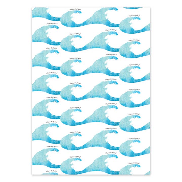 Pleasant Tree - Wholesale Flat wrap - Wave - Wrapping Paper Sheets