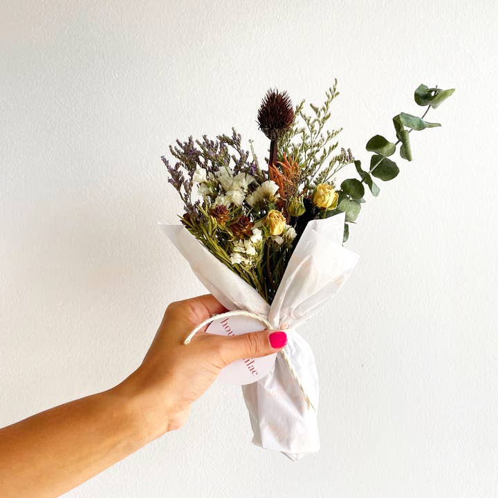 House of Lilac - Wholesale Dried/Pressed Flowers - Chic Dried Flower Mini Bouquet